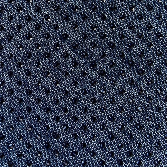 ZARA ZW COLLECTION RHINESTONE HIGH WAIST BOOTCUT BLOGGERS FAVORITE JEANS - Picture 11 of 13